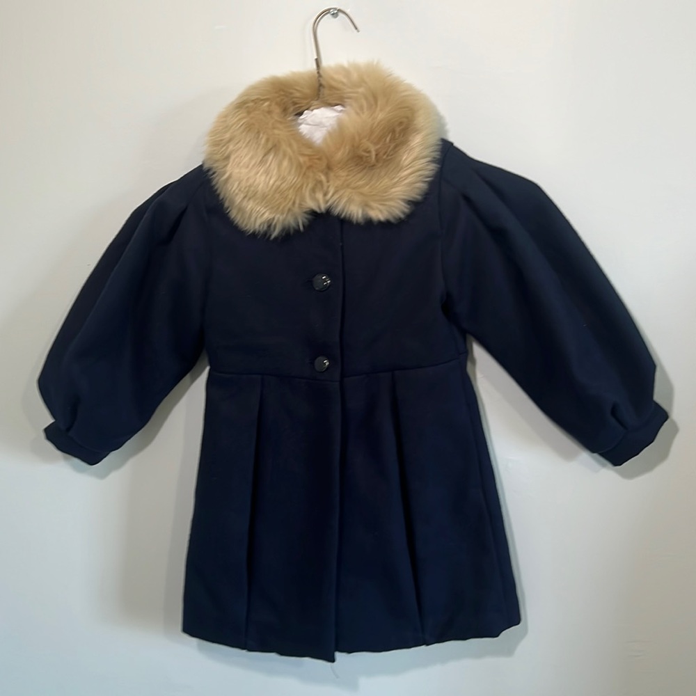 Faux Fur Collar Coat